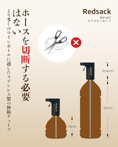 Redsack ウイスキーポンプ 黒サムネイル5