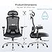 Marsail Ergonomic Office Chair with 6D Armrests, Ergonomic Chair with 3D Adjustable Headrest, Slide Seat, Lumbar Support, and 4-Position Tilt Lock – Big and Tall Office Chair with 330 lbs Capacity