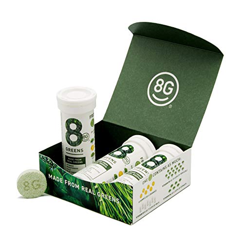 8Greens Effervescent Super Greens Dietary Supplement - 8 Essential Healthy Real Greens in One (3 Tubes / 30 Tablets) - Thumbnail 2