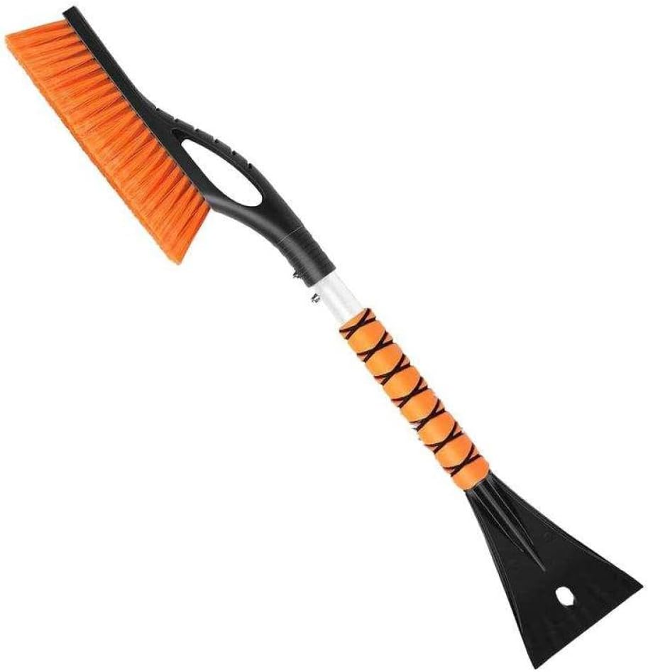 Ice Scraper for Car Windshield Detachable Aluminum Snow Brush No Scratch Heavy Duty Compatible with Automotive Vehicles