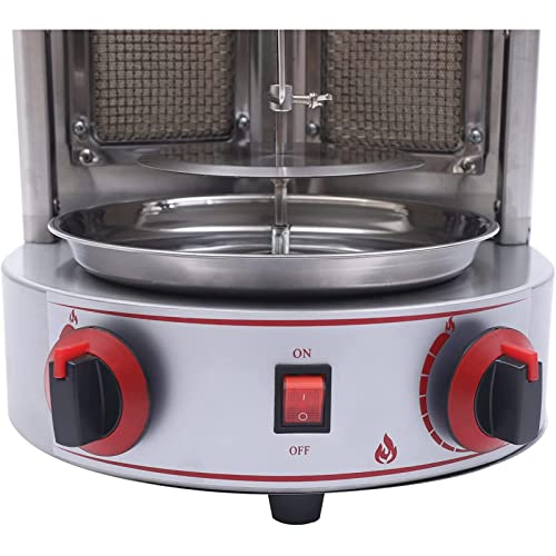GYDUHYE Grillmaschine Propan Döner Kebab Maschine Vertikale Gas Broiler Shawarma Maschine Spinning Döner für Familienrestaurants Versammlungen Picknicks – Bild 5