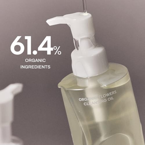 Whamisa Organic Flowers Cleansing Oil, Face Cleanser, Postbiotic-Rich Makeup Remover for Deep Cleansing, Pore Care, Rolling, Fermented, Easy Clean (260ml) - Image 5