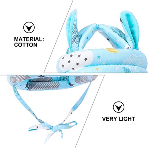 TOYANDONA Capacete de caminhada infantil para bebês, sem batidas, capacete de segurança para cabeça,