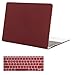 Mosiso Plastic Hard Case with Keyboard Cover for MacBook 12 Inch with Retina Display A1534 (2016 / 2015 Newest Version), Wine Red