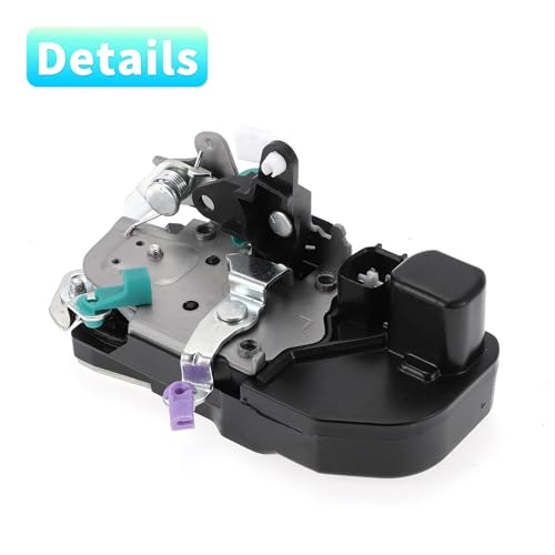Image of X AUTOHAUX 1 Pcs Front Left Power Door Lock Actuator Motor Plastic,Metal Door Latch Actuator Assembly No.55112608AB for Dodge Dakota 2005-2010 Black