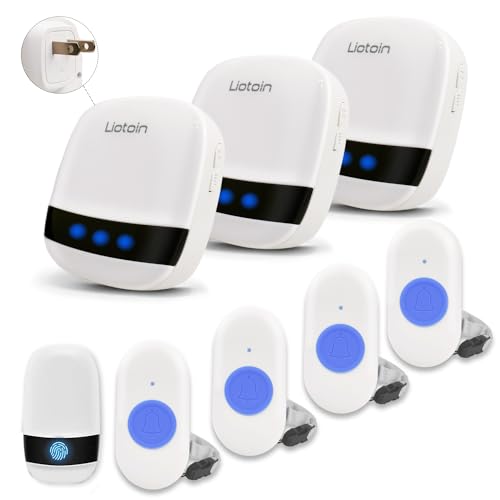 LIOTOIN Wireless Caregiver Pager with Transmitters