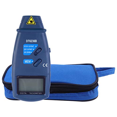 VILLCASE TacÃ´metro Digital Sem Contato Foto PortÃ¡til TacÃ´metro a Laser Mini Rpm Tester Meter para