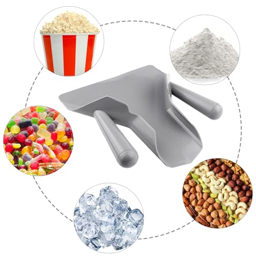 Vodolo Freeze Dried Candy Scoop,Freeze Dryer Skittles Machine Accessories,Speed Scooper Shovel for French Fry,Potato Chips,Snacks,Ice,Dried Nuts,Popcorn (Double Handle)