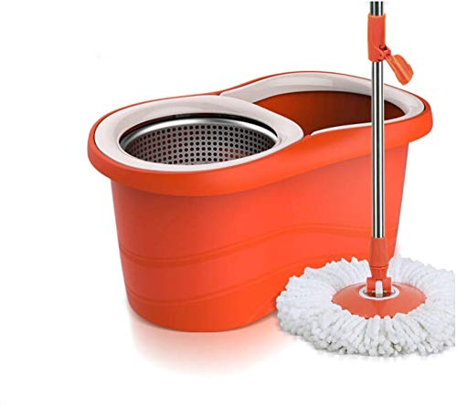 Balai rotatif double disque MU orange pour des sols impeccables