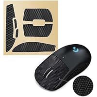 1 Set Anti-slip Mouse Sticker Mouse Grip Tape for GPW X Superlight Gaming Mouse,suit for Logitech G Pro X Superlight Wireless,Black Grip Sticker for Wireless Mouse