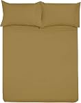 Shreem Linen Microfibre RV Ensembles de feuilles, 72x75 Court Roi, Bleu Marine Solide - Convient aux matelas jusqu'à 8 Inches profond, 4 Pièce RV Draps pour camping-cars, campingcars et remorques de voyage