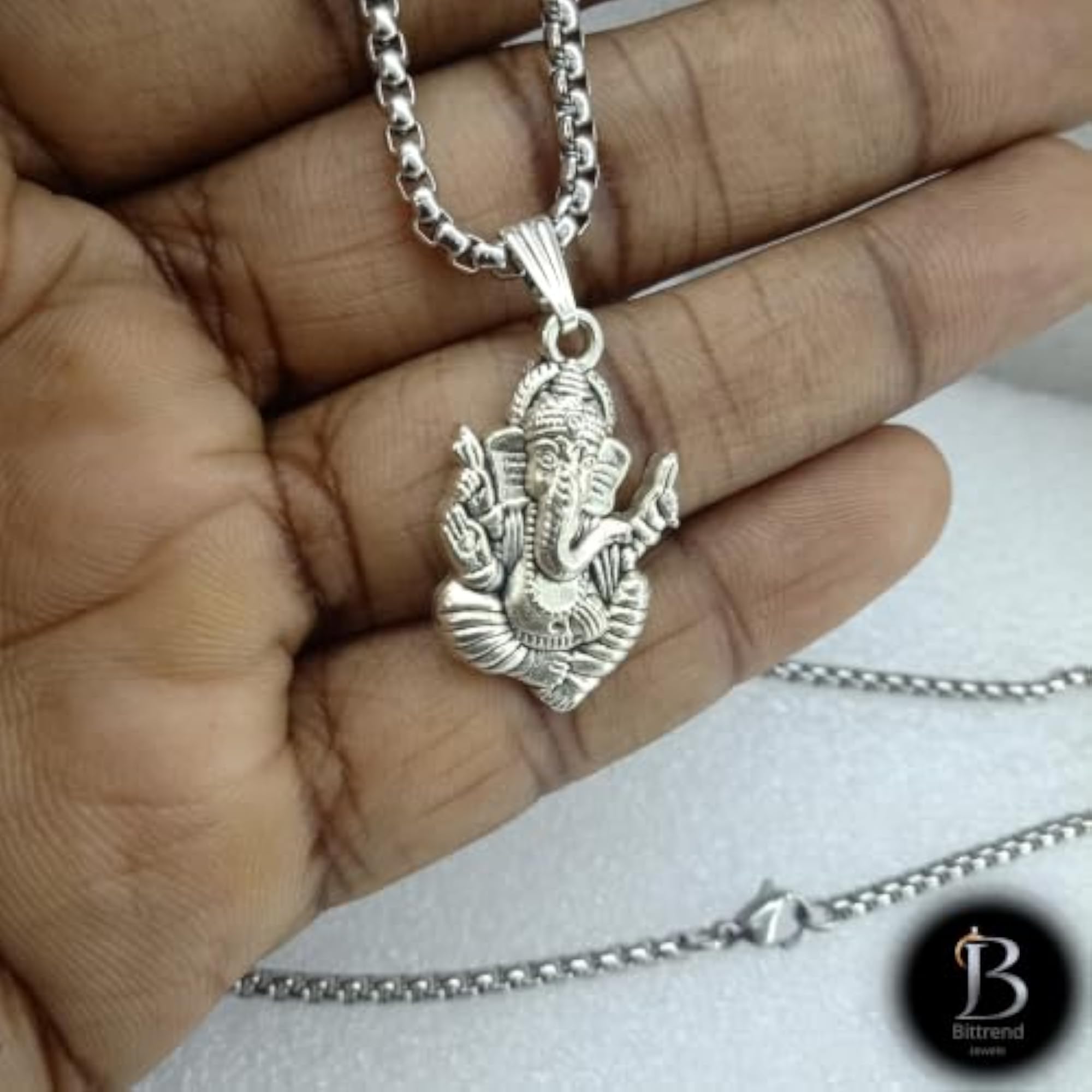 Ganesha Pendant Necklace for Men & Women