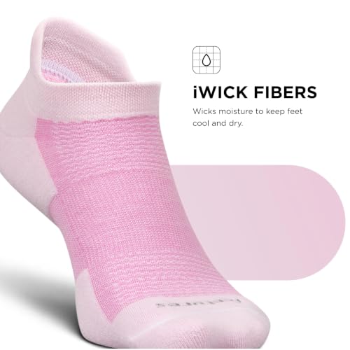 Image of Feetures High Performance Max Cushion Ankle Sock - Tab Socks for Women & Men with Heel Tab