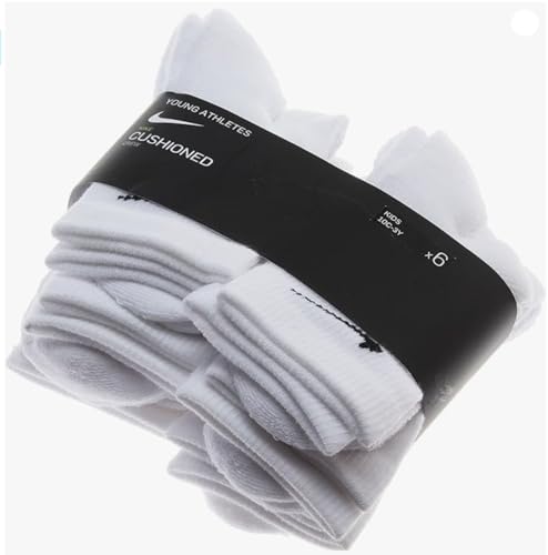 Nike Little Boy Cushioned Crew Socks 6 Pack2