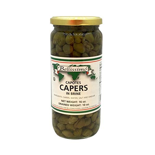 Amazon.com : Bellisimo Capers In Brine 16oz : Grocery & Gourmet Food