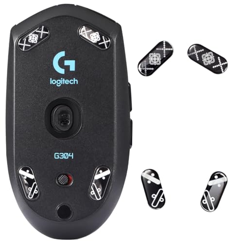 immoenuc glass mouse feet for Logitech G305 and G304