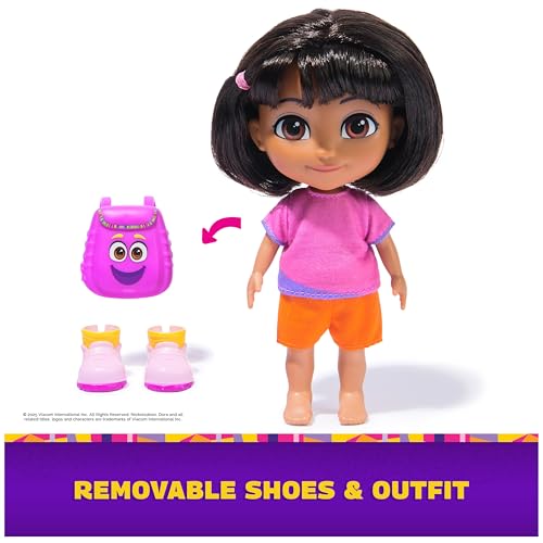 Muñeca Dora con accesorios y botas 6 pulgadas miniatura 6