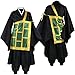 MEADOO Anime Jujutsu Geto Suguru Cosplay Kimono Outfits Full set with Printed Cassock Easter and Halloween Costume For Adult(Black,M)