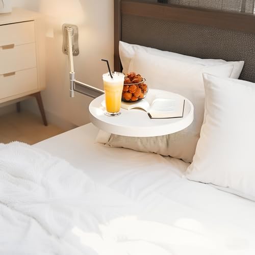 Table de chevet design rabattable pour petite chambre