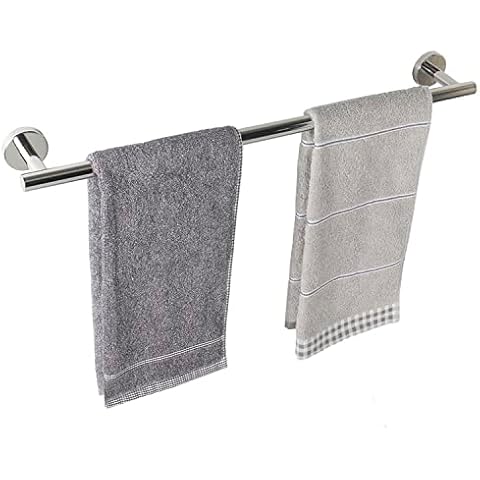 TocTen Bath Towel Bar - Thicken SUS304 Stainless Steel Bathroom Towel Holder, Towel Rod for Bathroom Heavy Duty Wall Mounted Towel Rack Hanger (24IN, Chrome) Cover