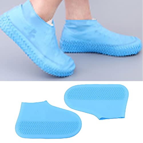 Focket Fundas para Zapatos Impermeables, Cubrezapatos Portátiles Antideslizantes de Silicona Suave para Viajes para Adultos miniatura 3