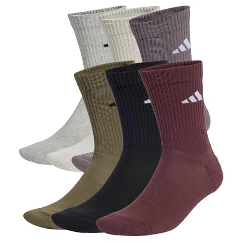 adidas Unisex Crew Socks 6 Pair Pack Cover
