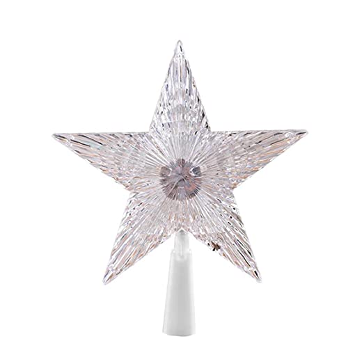 DierCosy Tools Festival del árbol de Navidad Brillante de Navidad decoración LED del Partido de la Estrella Copa de árbol de Navidad Luminoso Ornamento, Jardín Productos para el Hogar Cover