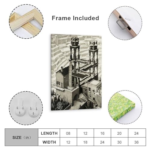 Tableau M.C. Escher Automne pour Customiser un Bureau - 2