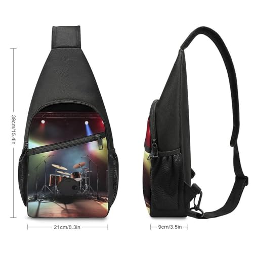 Mochila Sling Band Rock para Senderismo y Uso Casual miniatura 2