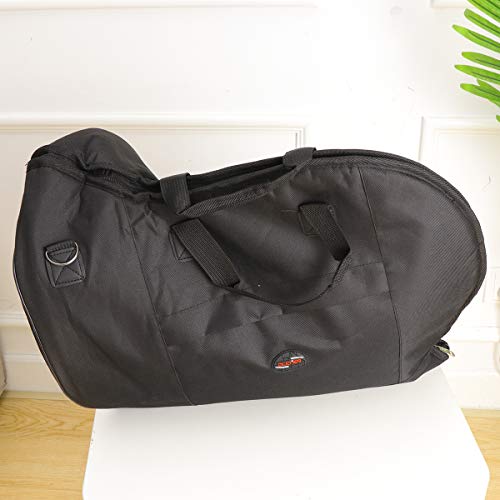 MILISTEN Bolsa portátil para trompa francesa mais algodão impermeável bolsa de ombro único para inst