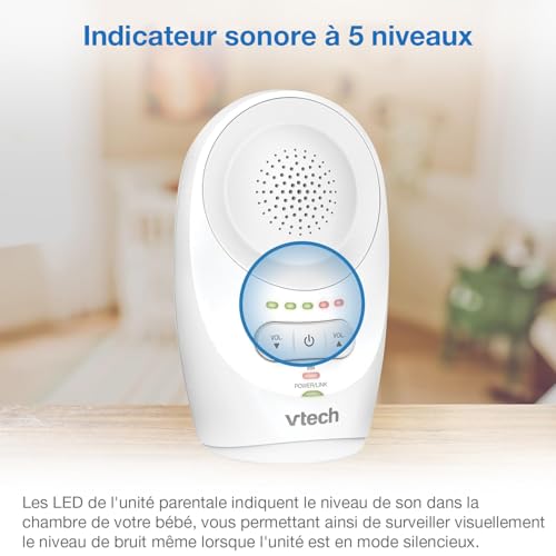 Babyphone audio numérique VTech DM1111 écoute-bébé haute définition DECT - 4