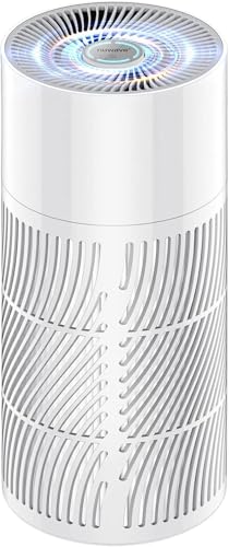 Image of Nuwave Air Purifiers for Home Large Room Up to 857ft, XXL Size H13 True HEPA Filter, 17dB Air Cleaner for Bedroom, 3 Fan Speeds, 360 Air Intake, Remove to 0.3 Micron Dust Smoke Pollutants Odor