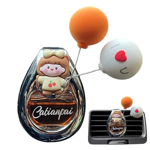 自動車用芳香剤、エアベント香水クリップ - 自動車装飾エアコン車の香水クリップ,香り長持ち、空気清浄・車両アロマセラピー香水カーエアエアエアアウトレット香水バン香料アウトレット漫画装飾長香の装飾用品消臭用車内アクセサリー