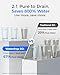 Waterdrop WD-G2P600-RO Filter, Replacement for WD-G2P600-W Reverse Osmosis System, 2-year Lifetime, Reduce PFAS