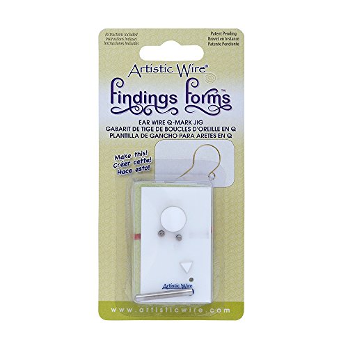 Artistic Wire 1-Piece Question Mark Ear Wire Jig Findings Forms