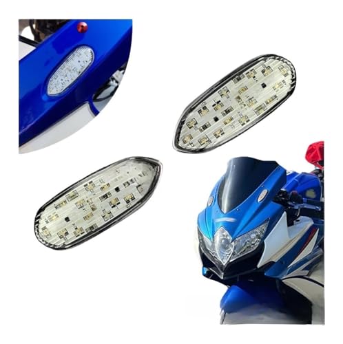 Clignotants avant LED ambre pour moto GSX-R rénovation optique