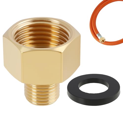 1 Raccord De Gaz, Adaptateur De Gaz En Laiton, Filetage Femelle Droite 1/2