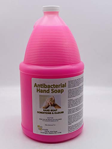 Antibacterial Premium Lotion Hand Soap - Biodegradable/Bio-renewable - Bulk 1 Gal (128 oz) Refill Jug - PH Balanced - Made in USA