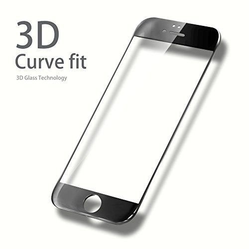 Iphone 6s plus Screen Protector Case Friendly HD Clear 3D Curved Tempered Glass Full Coverage, D&P 6s plus 9H Glass Screen Protector Front Back Alpha Tempered Glass Invisible shield With Install Tray
