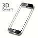 D&P iPhone 6S Plus/iPhone 6 Plus(5.5") [Ultra Clear] 3D Curve Fit High Transparency 9H Tempered Glass Screen Protector (Black Version) for Front side with Back Film, Front and Back items