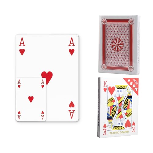 Baraja Jumbo de Cartas de 5 × 7 pulgadas