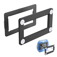 XMoving Metall Magnetische Halterung für Needit Park Lite, Aluminium Auto Halterung mit Magneten & Klebepads, Langlebig, Zuverlässig, Kompatibel mit Needit Elektronische Parkscheibe