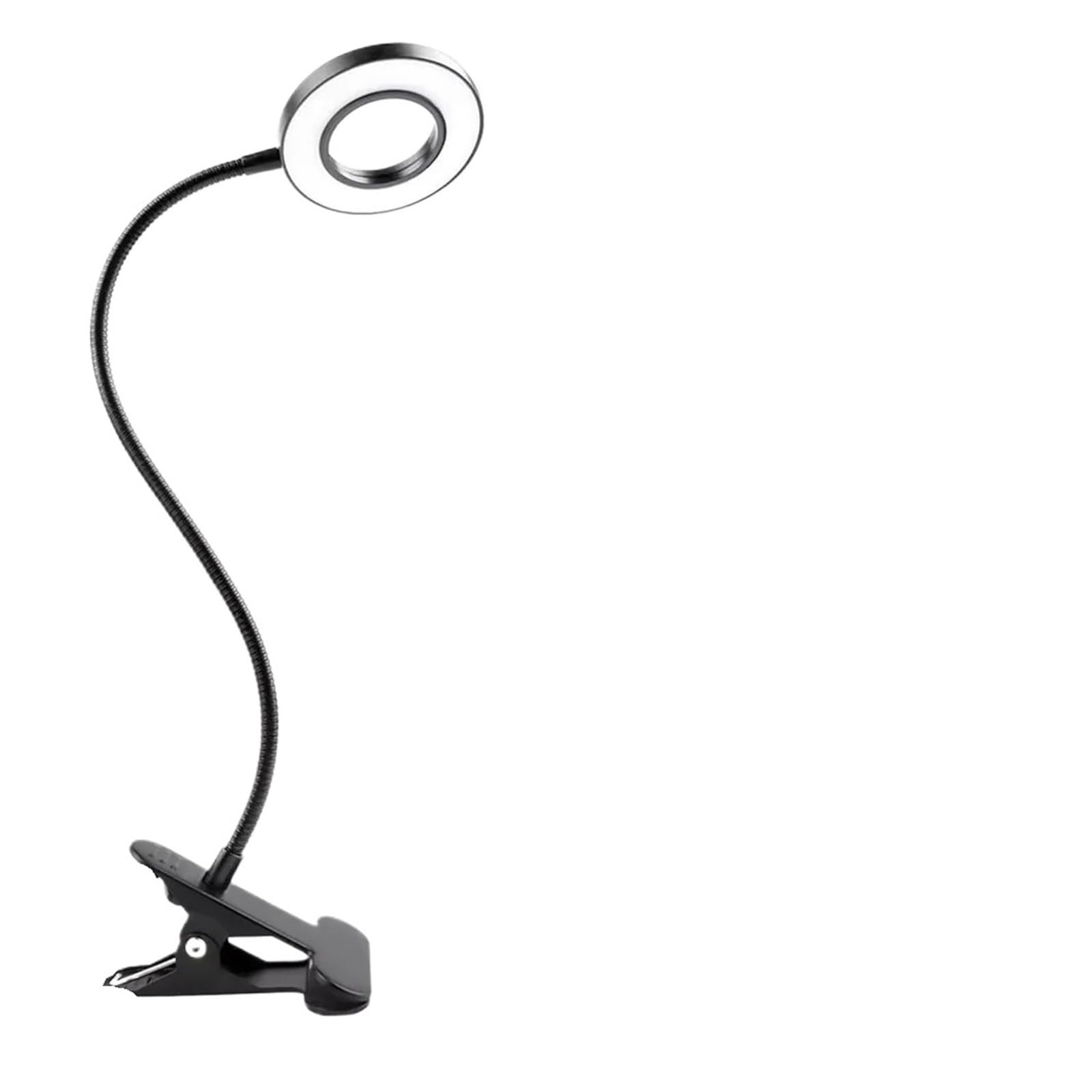 Lámpara con clip flexible de 48 LED, 360°, 3 niveles de brillo, USB