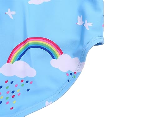 Image of LIZENS Girls Swimwear One Piece Swimsuit Toddler Cute Beach Bathing Suit