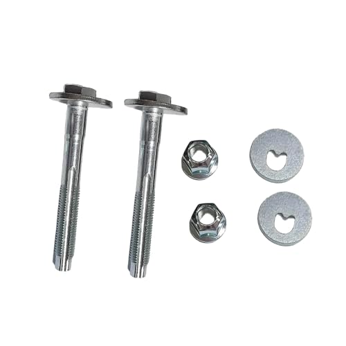 Compatible With VW Golf Passat Jetta Audi A1 A3 TT TTRS Lower Rear Suspension Toe Alignment Eccentric Bolt Nut Kit - Long Style 2 Set