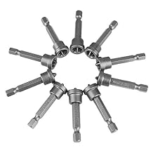 Oumefar 10Pcs Magnetic Screwdriver Bits PH2 Drywall Screwdriver Bits Chrome Vanadium Steel Screwdriver Bits for Most Electric Drills and Cordless Drills