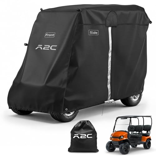 A2C Golf Cart Cover, Waterproof 600D, 4-Passenger, 112