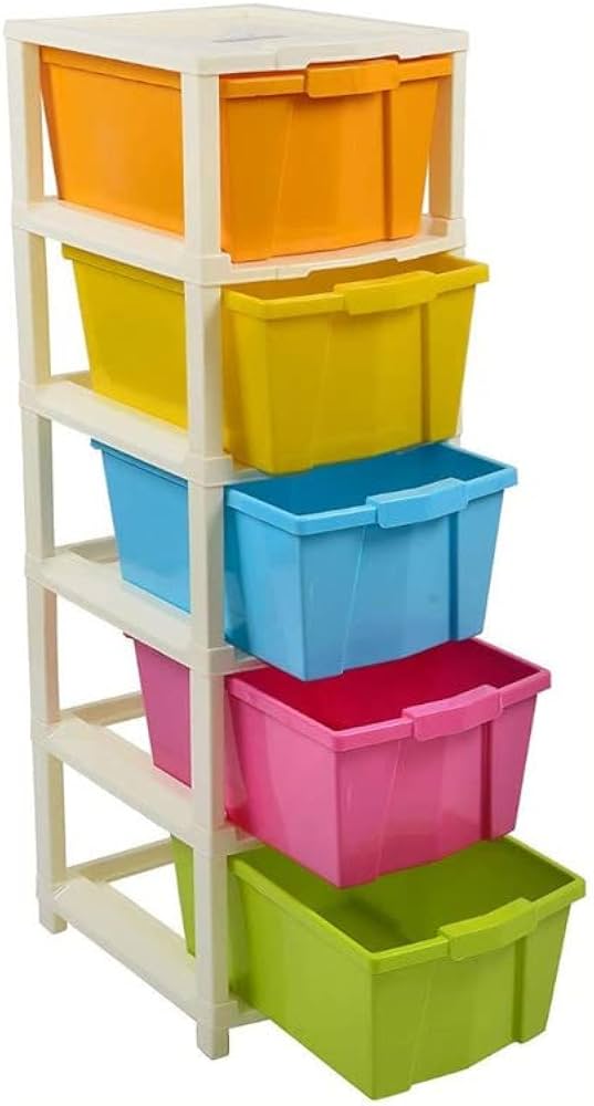 Raptas New 5XL Multipurpose Drawer Plastic Modular Chest Storage