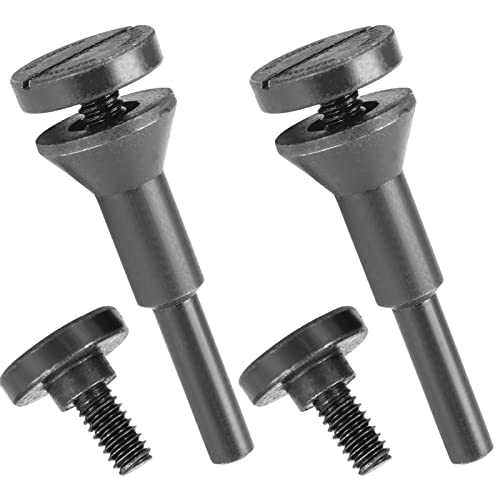 2 Pack Mounting Mandrel 3/8" &amp; 1/4" Arbor Hole for Cut-Off Wheel Circular Saw Blade 1/4" Shaft for Die Grinder Rotary Tool