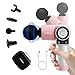 Produktbild Mini Massagepistole, ENVENTOR Tragbar Massagegerät für Nacken Schulter Rücken mini massage gun, Handmassagegerät elektrisch mit 4 Massageköpfen, 6 Einstellbare Geschwindigkeiten, Rosa